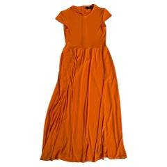 Vibrant Orange Bodycon Dress by Compagnia Italiana