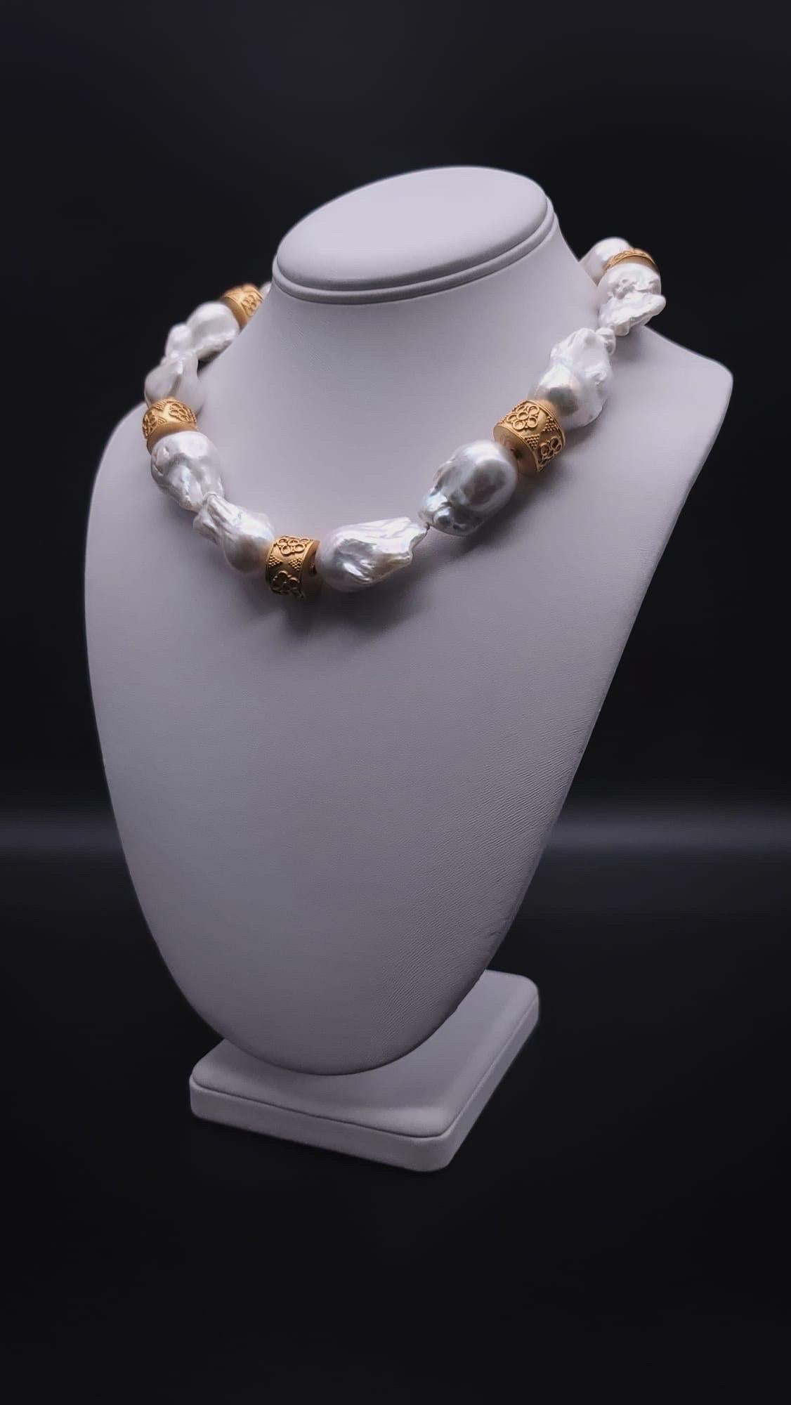Colossal Barock-Perlenkette von A.Jeschel (Zeitgenössisch) im Angebot