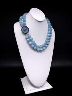 Aquamarine Blue Beryl necklace is just plain beautiful.