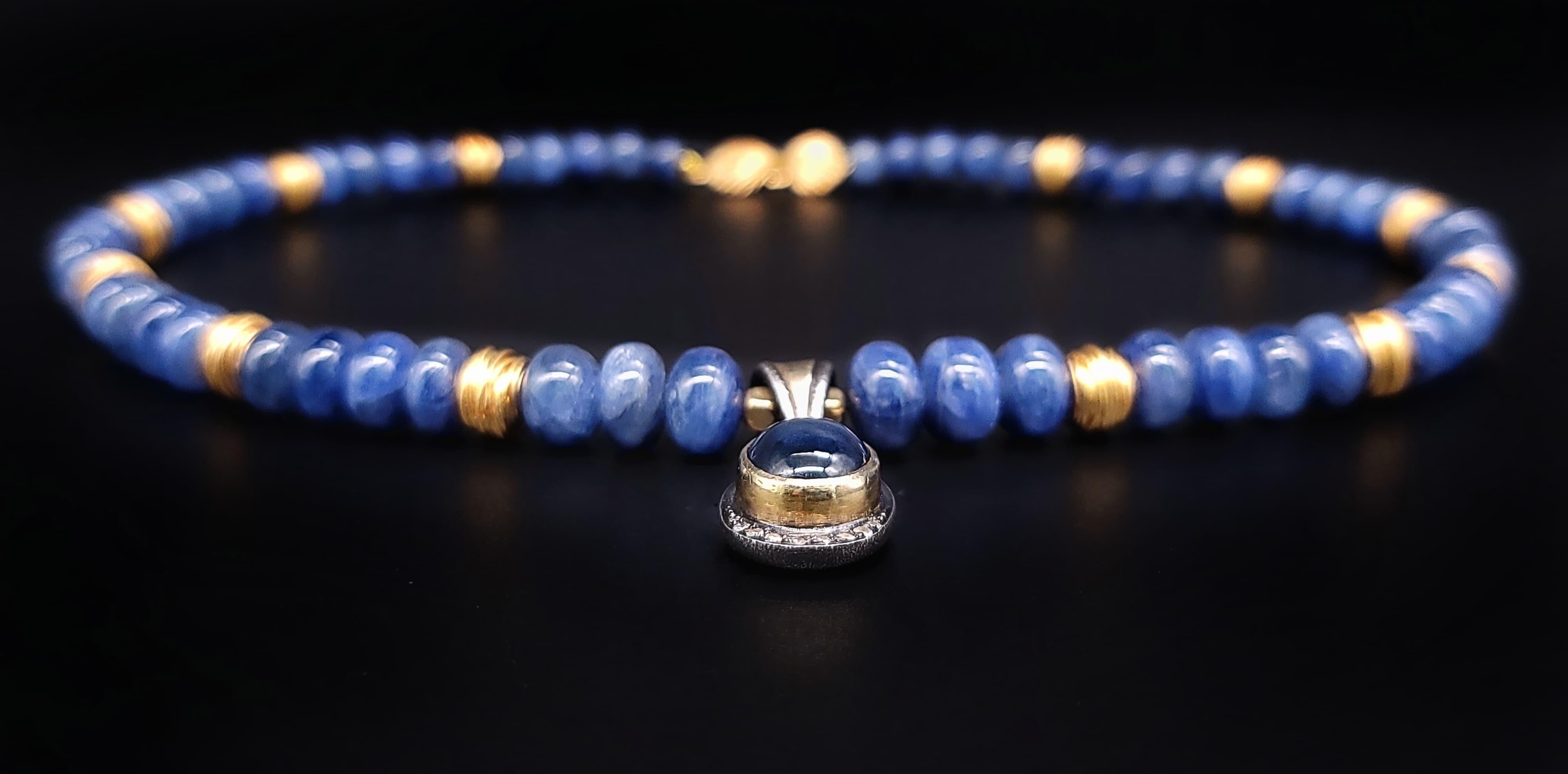 A.Jeschel Royal Blue Sapphire Necklace. 5