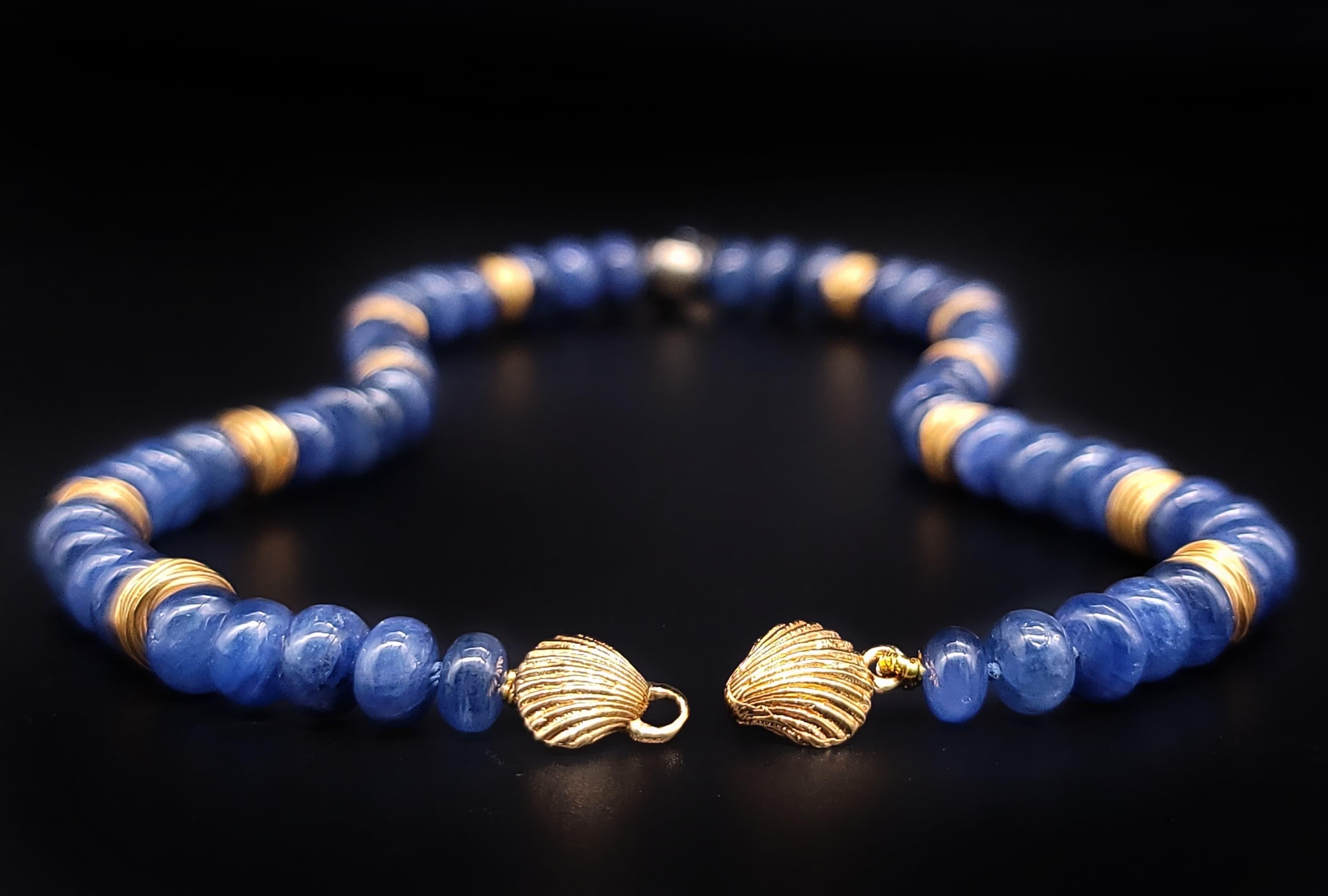 A.Jeschel Royal Blue Sapphire Necklace. 8