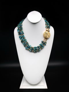 Die farbenfrohe peruanische Opal-Halskette von A.Jeschel.