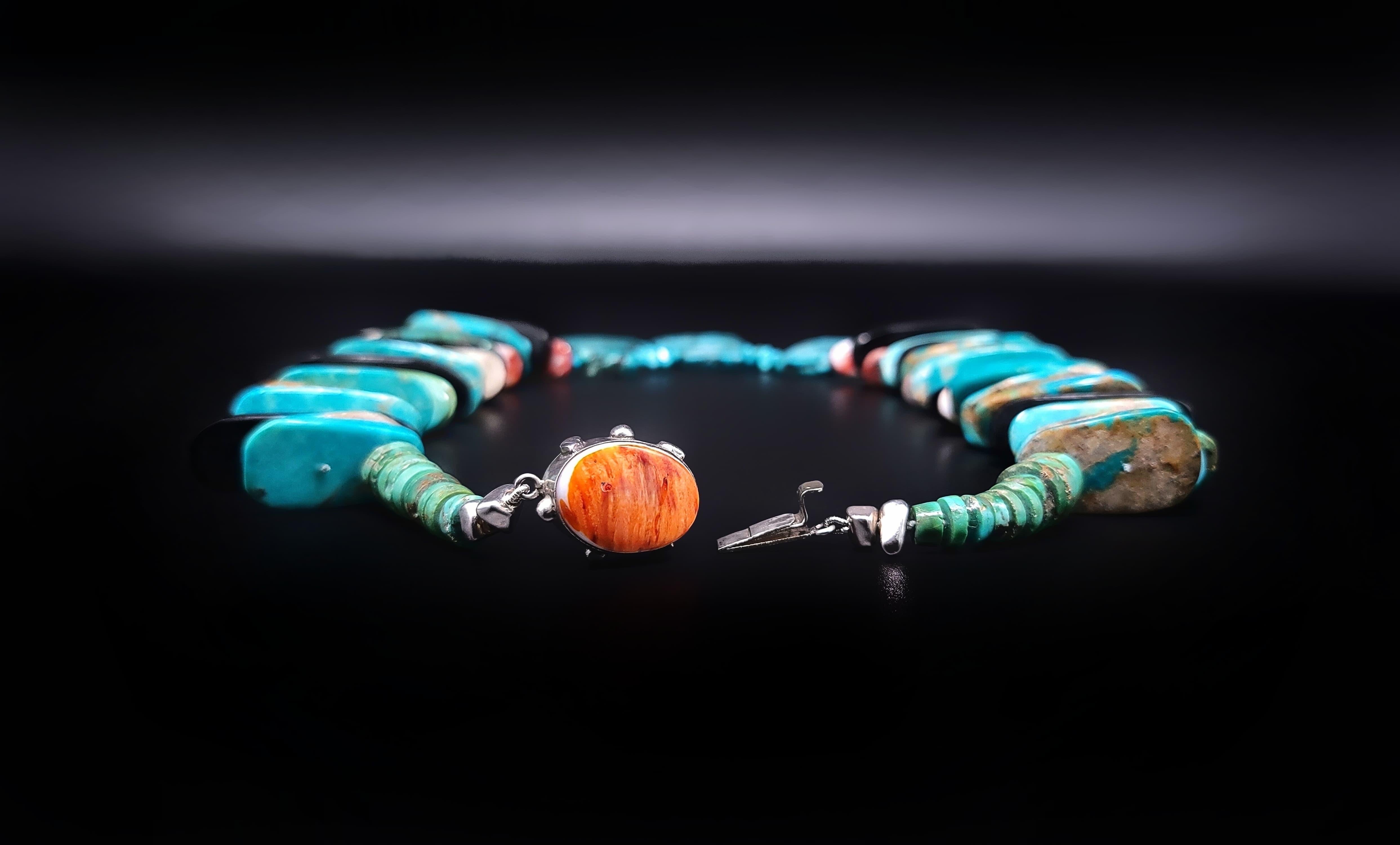 A.Jeschel Massive Showstopping Turquoise Necklace. 2