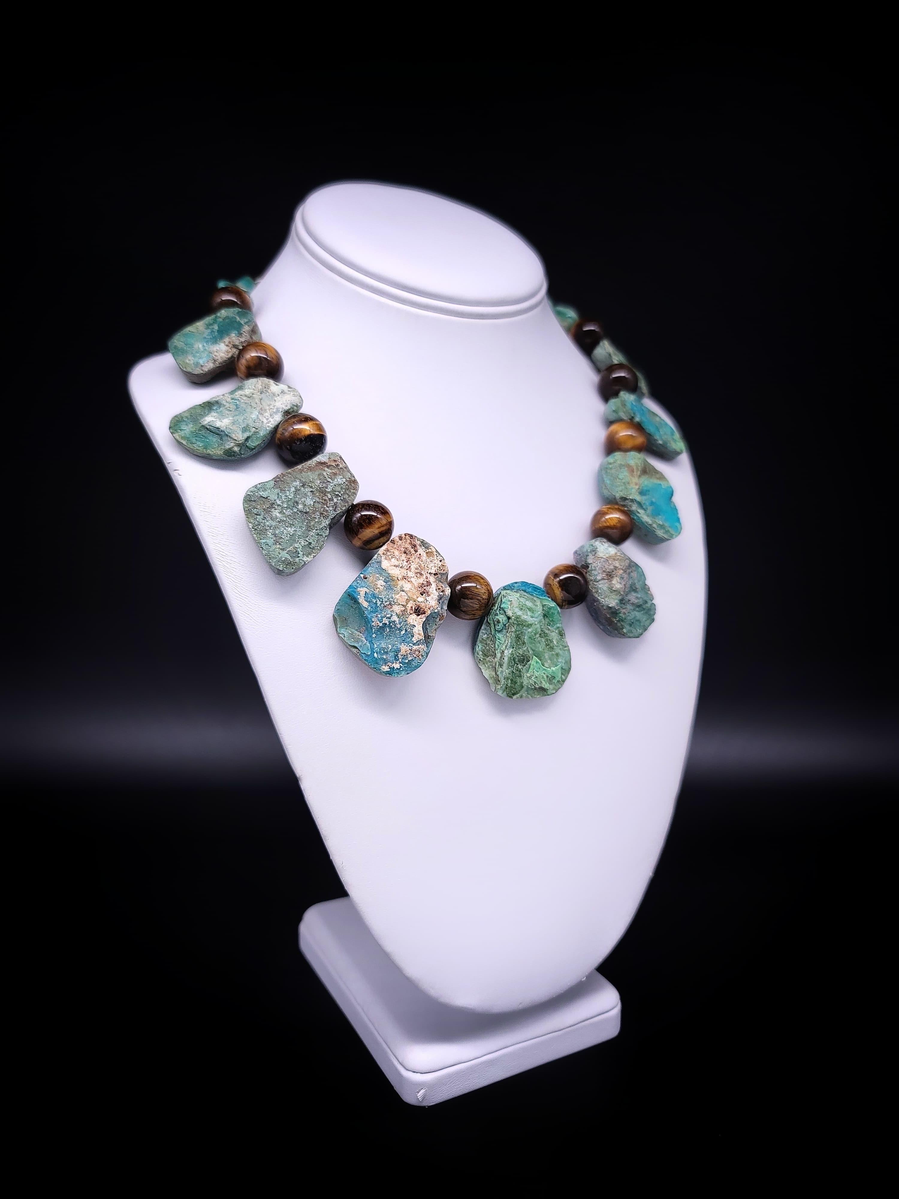 A.Jeschel Natural Peruvian Opal Necklace. For Sale 2