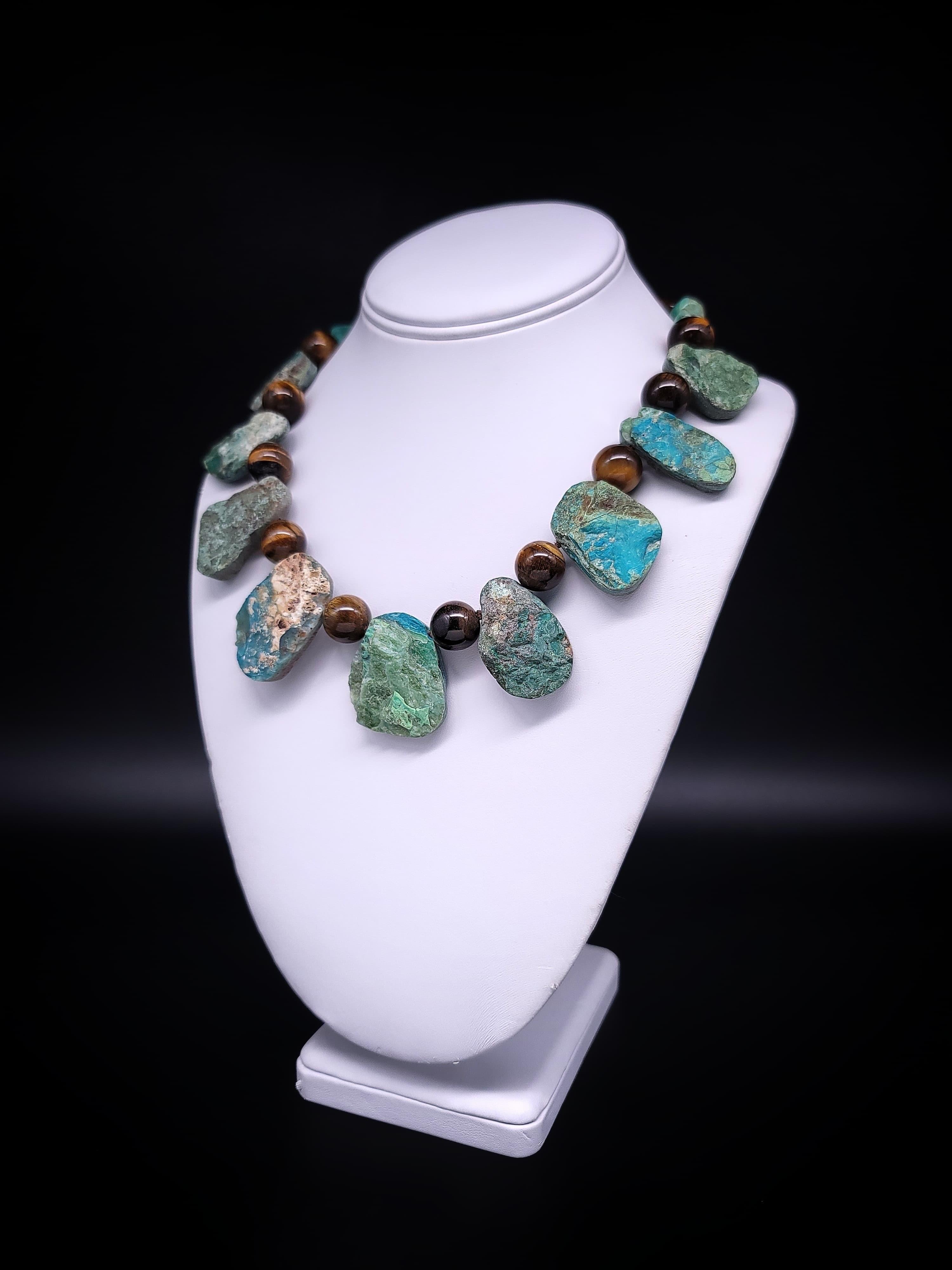 A.Jeschel Natural Peruvian Opal Necklace. For Sale 3
