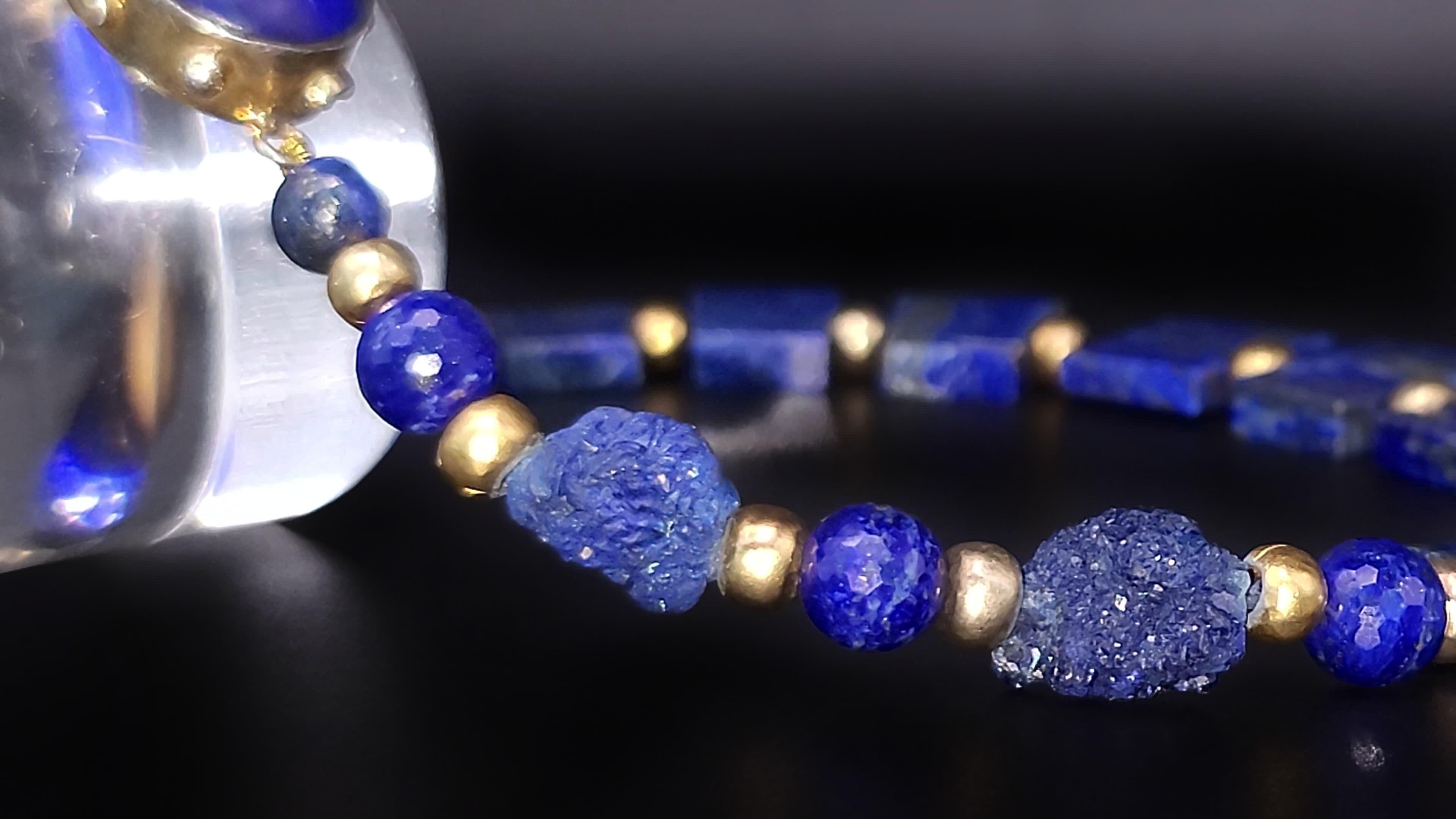 A.Jeschel Fabelhafte Halskette mit Lapislazuli-Kragen im Angebot 10