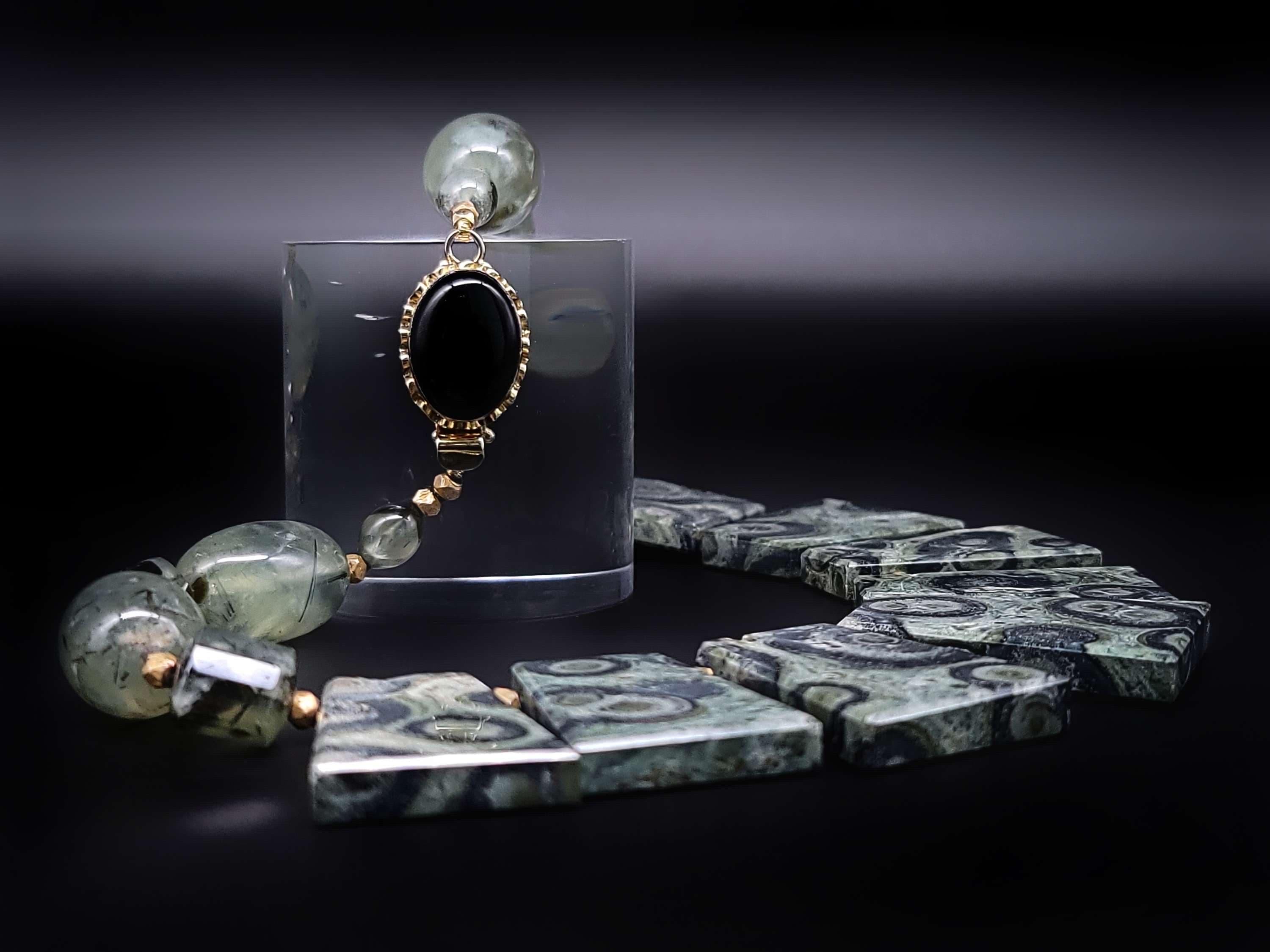 A.Jeschel Kambaba Jasper collar necklace 3