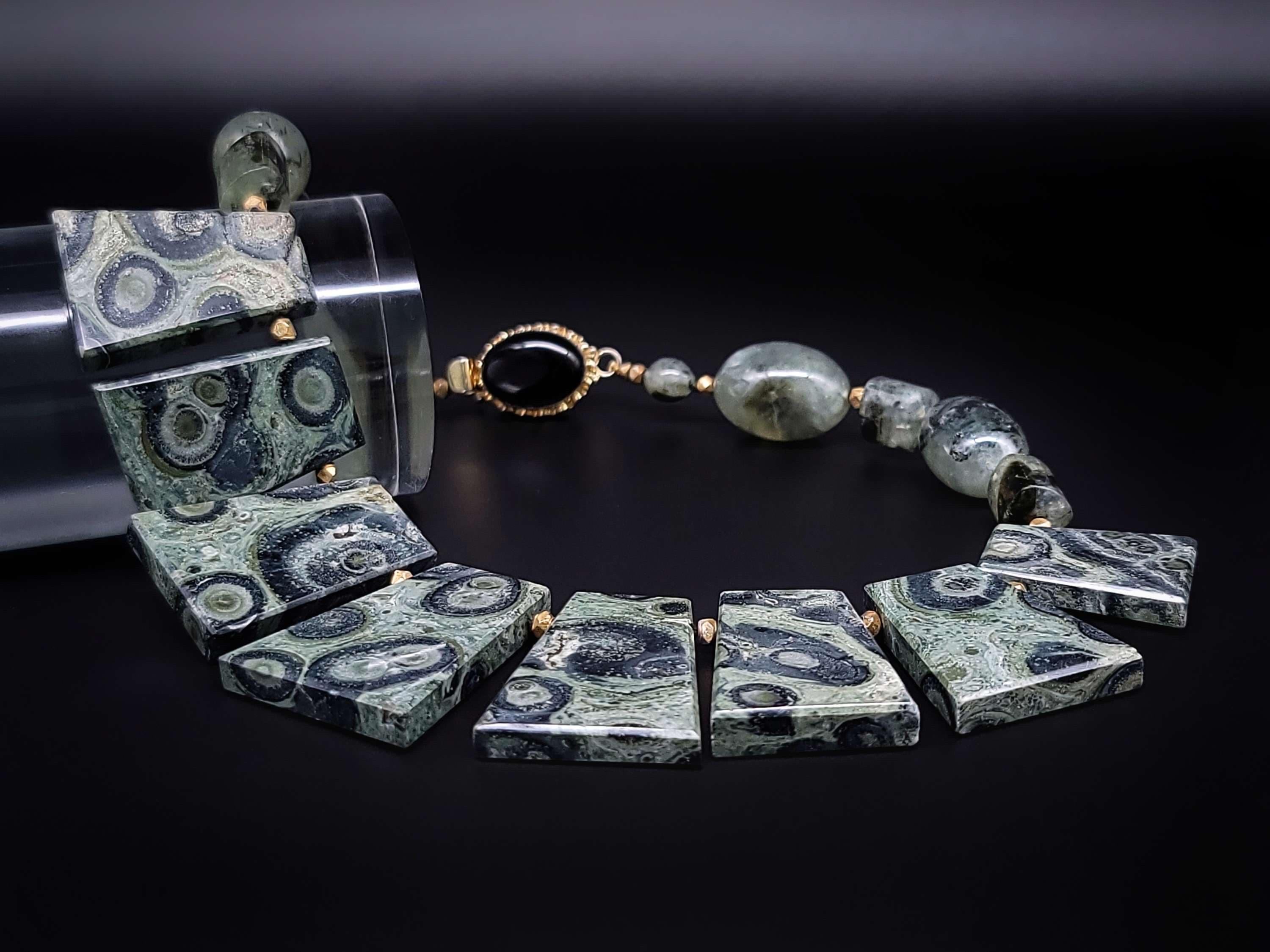 A.Jeschel Kambaba Jasper collar necklace 4
