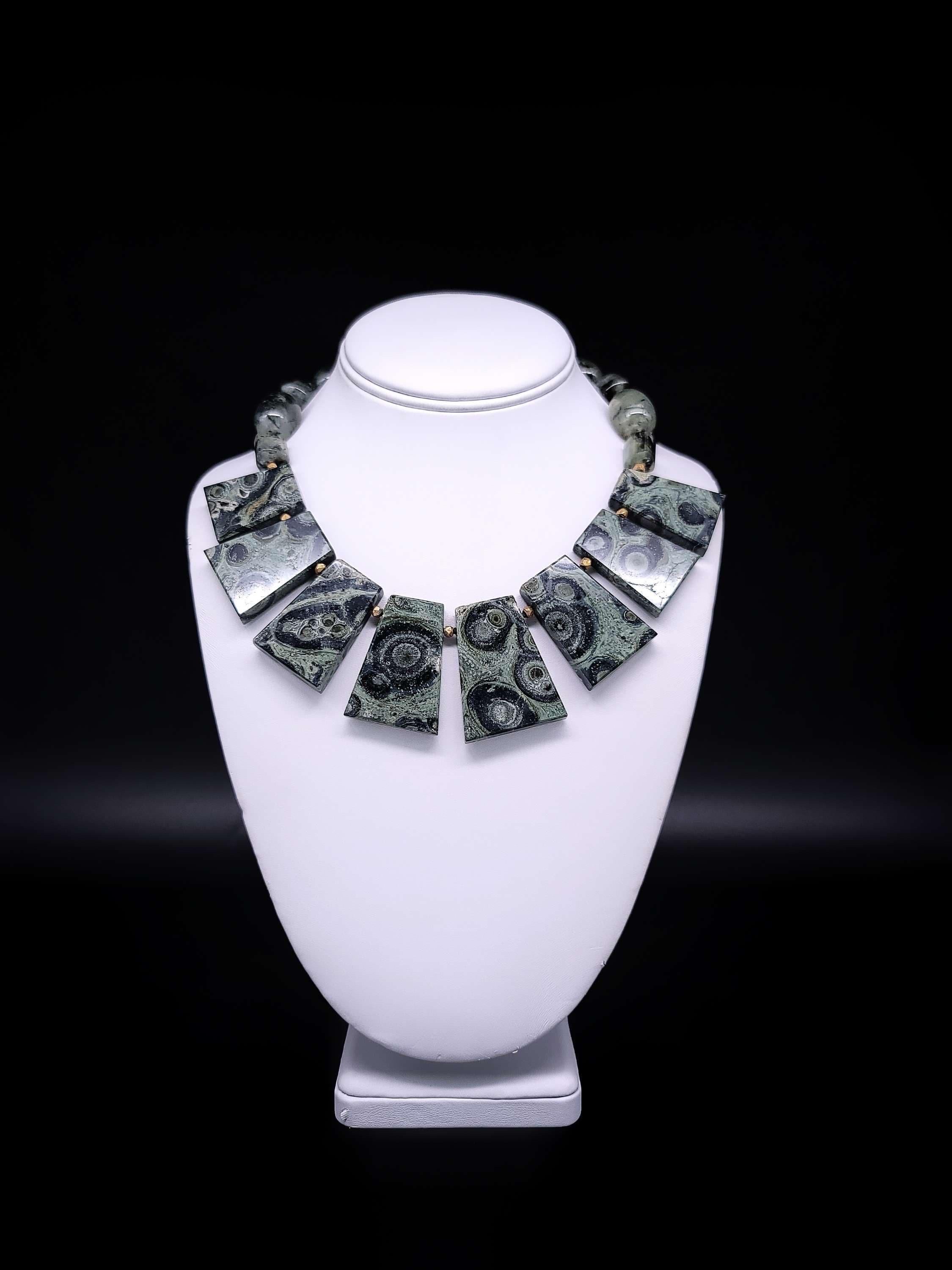 A.Jeschel Kambaba Jasper collar necklace 7