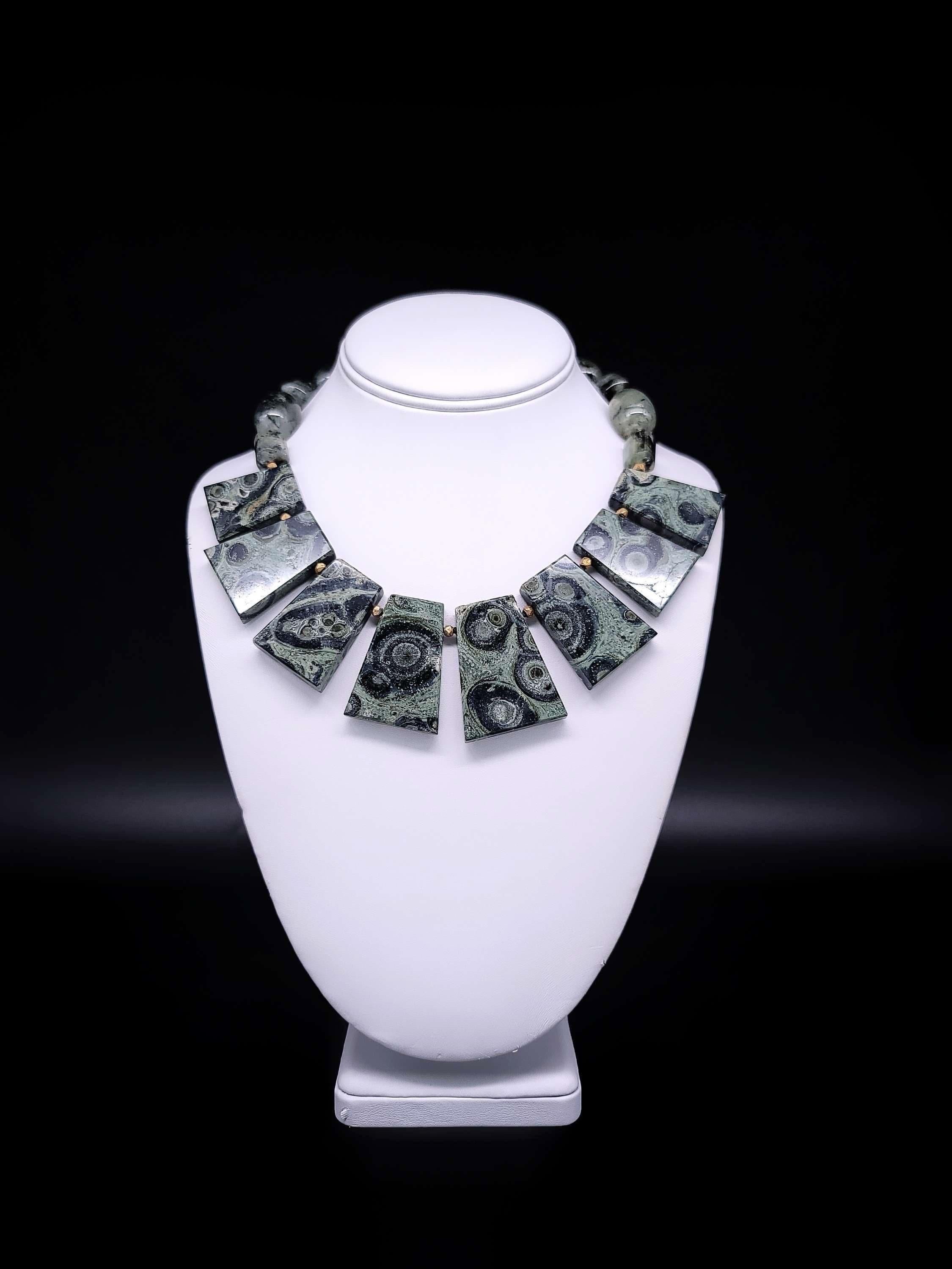 A.Jeschel Kambaba Jasper collar necklace 10