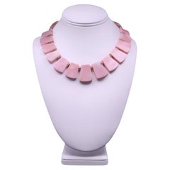 A.Jeschel Luxury and Pretty in a Pink Opal Necklace.