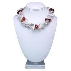 A.Jeschel Splendid Keshi Pearls and Amber Necklace.