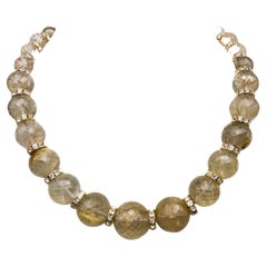 A.Jeschel Rutilated Quartz shot through with Gold.