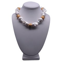 A.Jeschel Colossal Baroque Pearl Necklace