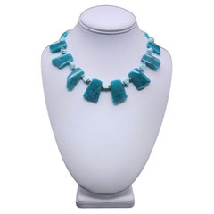 A.Jeschel Richly colored Amazonite necklace.