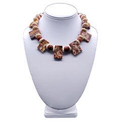 A.Jeschel  Coralia  Jasper necklace.