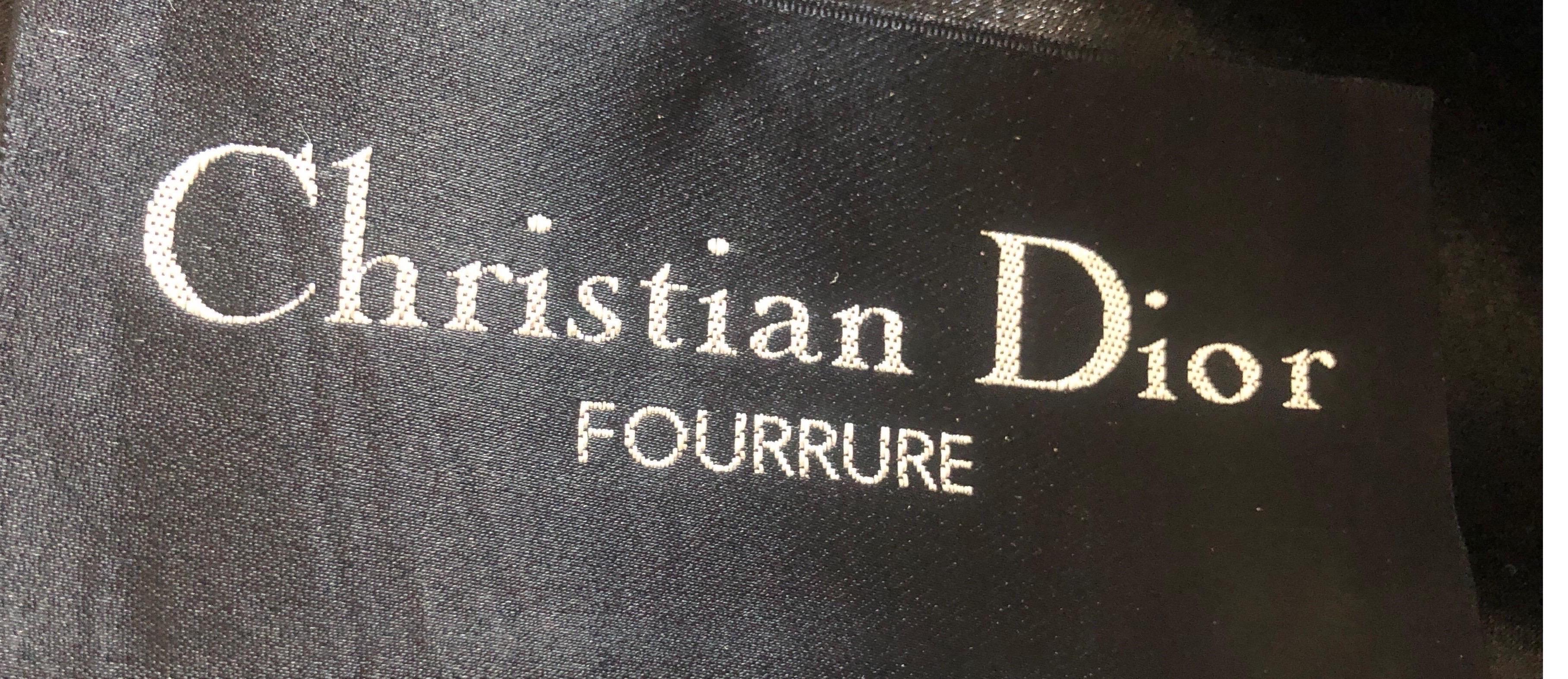 Brand new Christian Dior Sobol Tortora Russian Sable fur Jacket size M For Sale 12