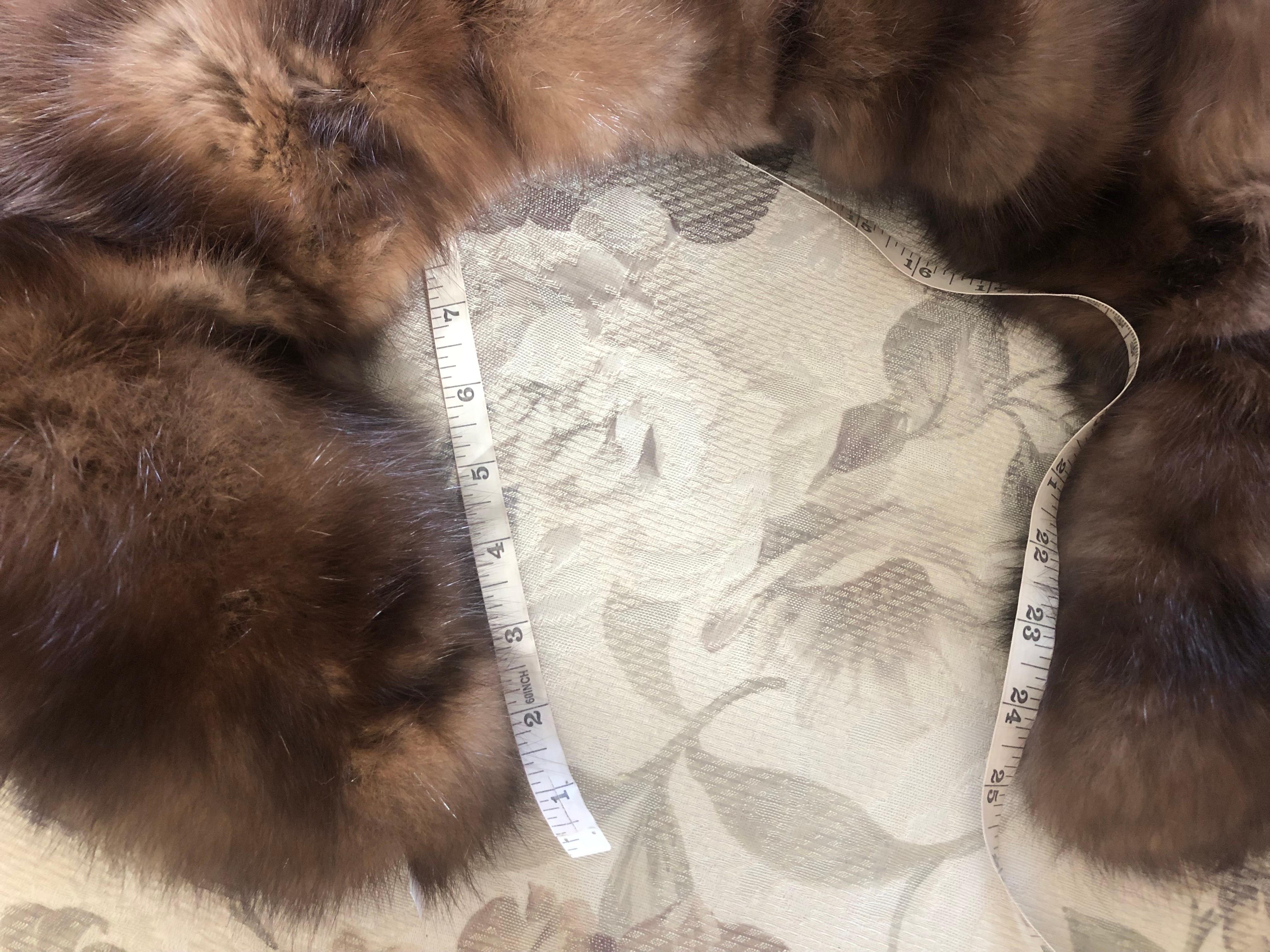 Women's Sable fur collar / scarf For Sale