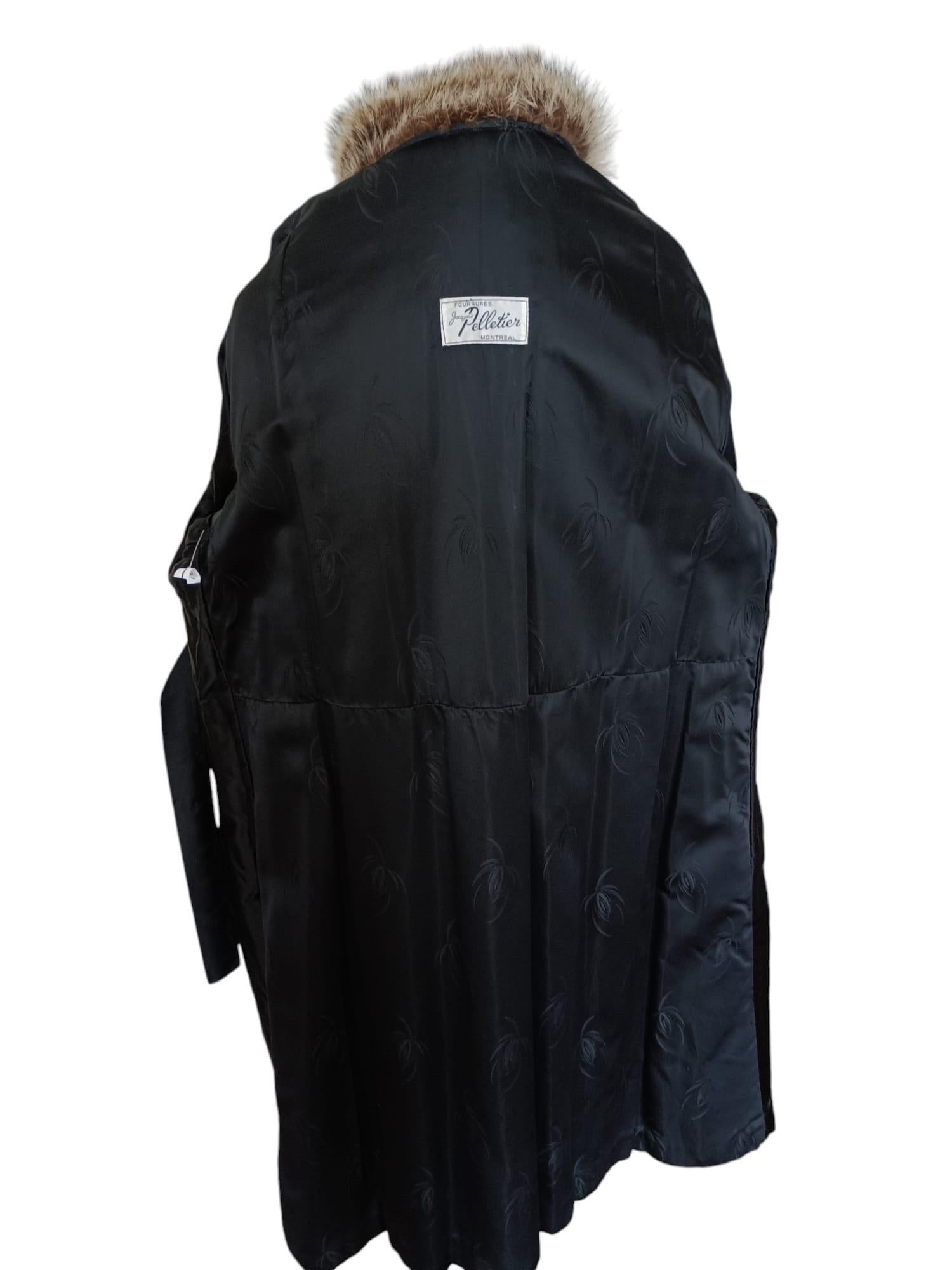 men's raccoon fur coat size M For Sale 5