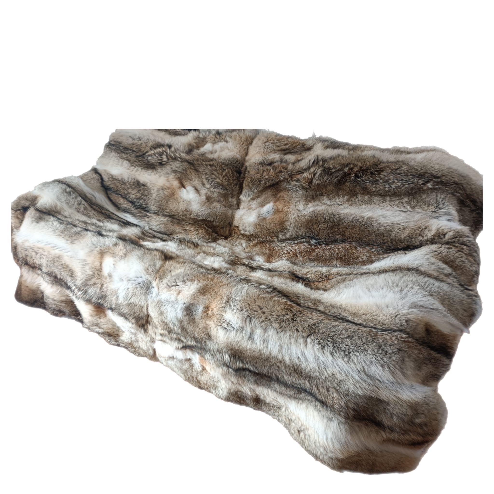 Coperta di pelliccia di coyote di Hudson Bay (grande lancio 90 