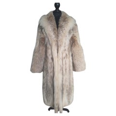 Mint Revillon Lynx fur coat 6/S ~no duties