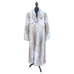 Brand new Louis Feraud Lynx fur coat 12/M ~no duties