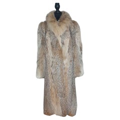 Unused vintage Canadian lynx fur coat size 10/M ~no duties