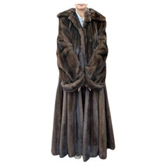 Brand new Louis Feraud demi buff female mink fur coat 18-20/L ~no duties