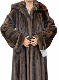 Brand new Louis Feraud demi buff female mink fur coat 18-20/L ~no duties