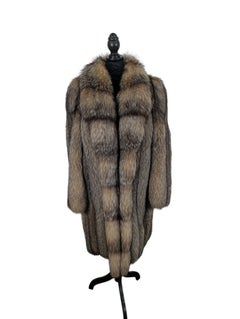 Crystal fox fur coat 10/M ~no duties