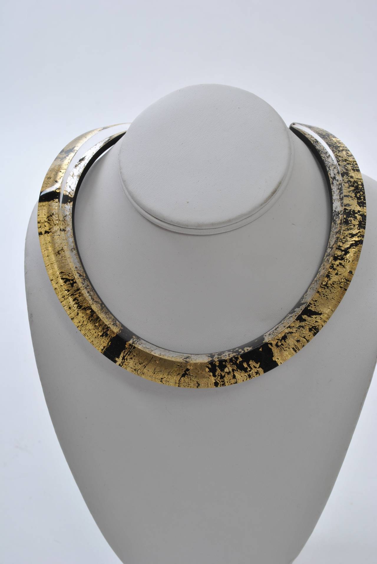 Lucite Collar In New Condition In Alford, MA