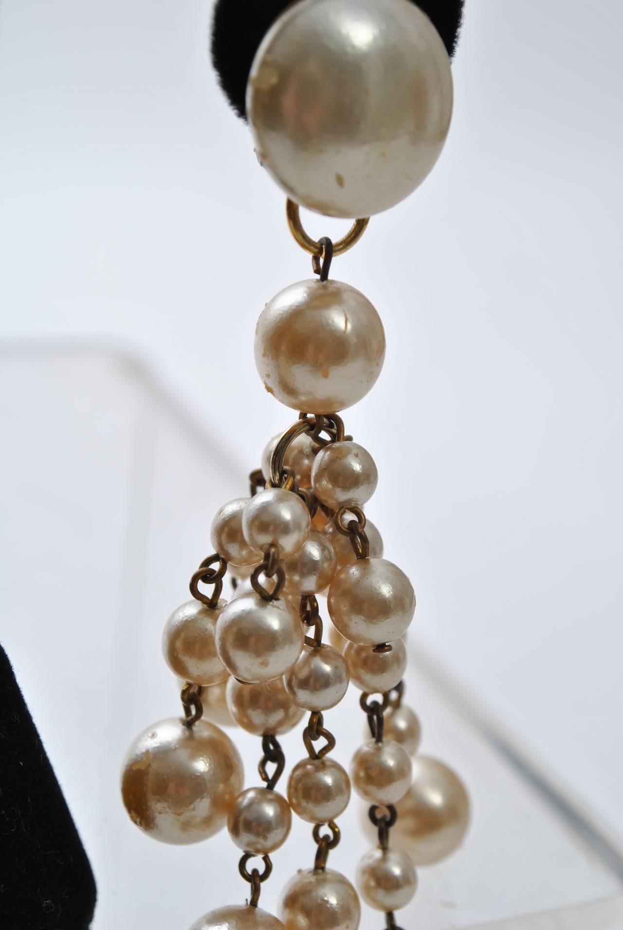 Women's Pearl Chandelier Earrings