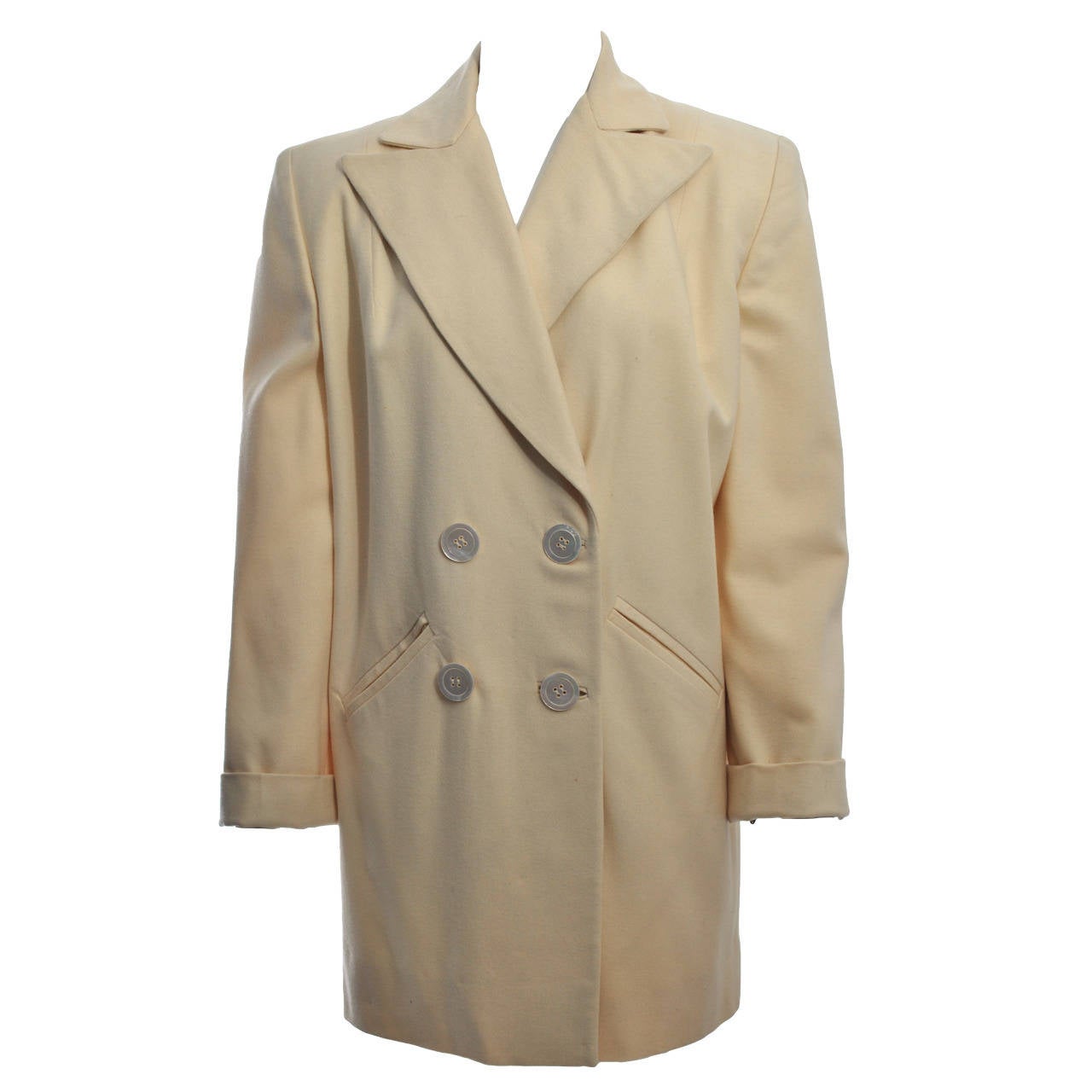 1940s White Wool Jacket