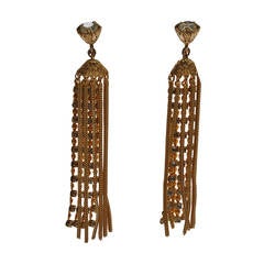 Napier Chain and Rhinestone Earrings 8