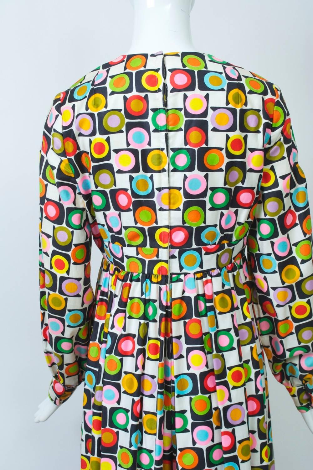 1970s Geometric Print Jumpsuit 3