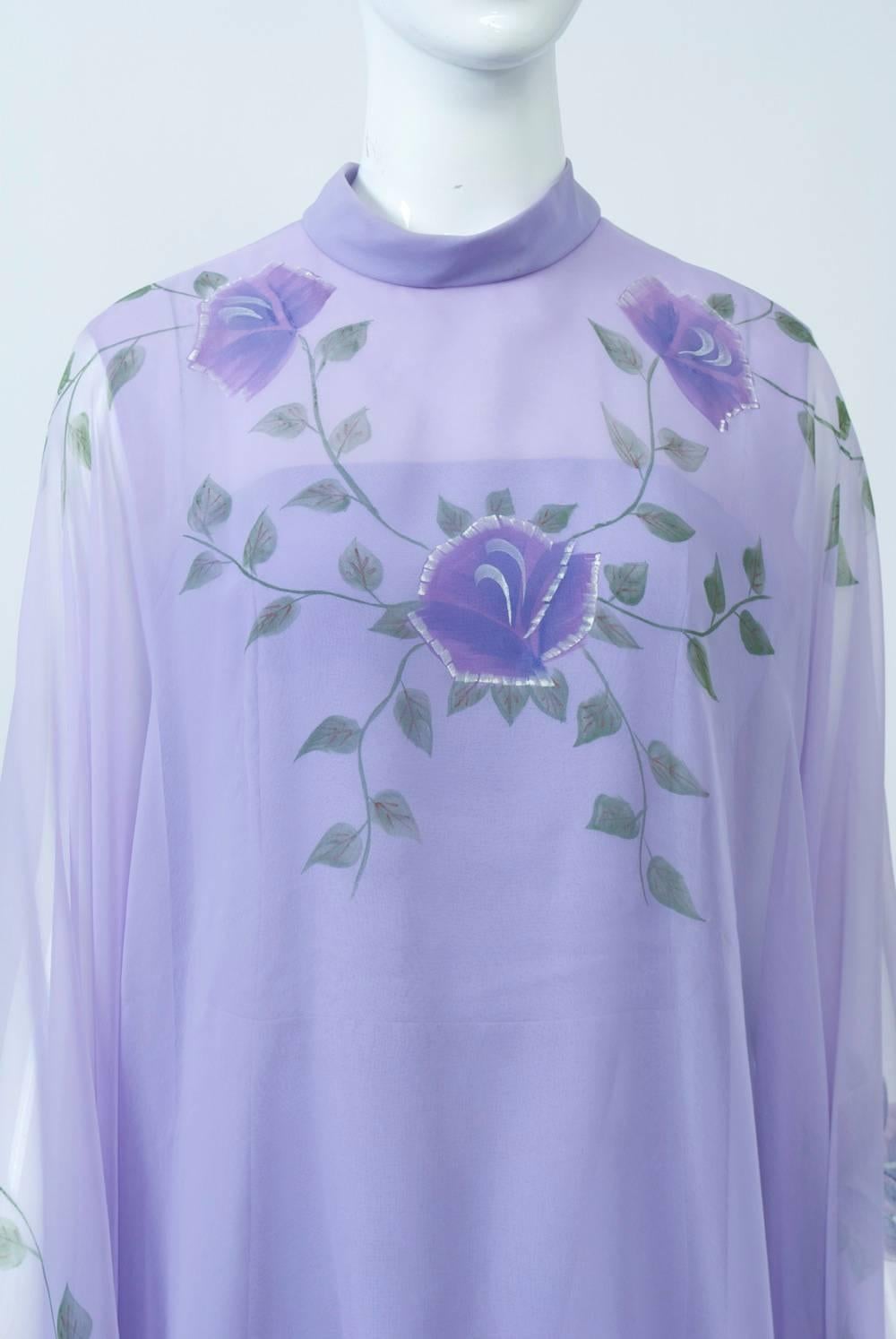 Lavender Caftan Gown 1