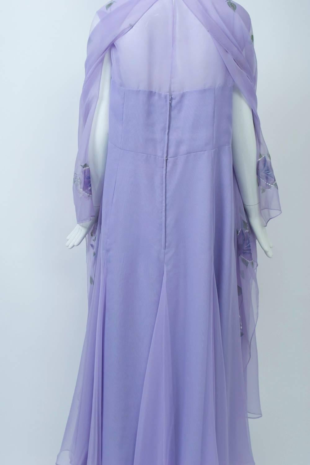 Lavender Caftan Gown 2
