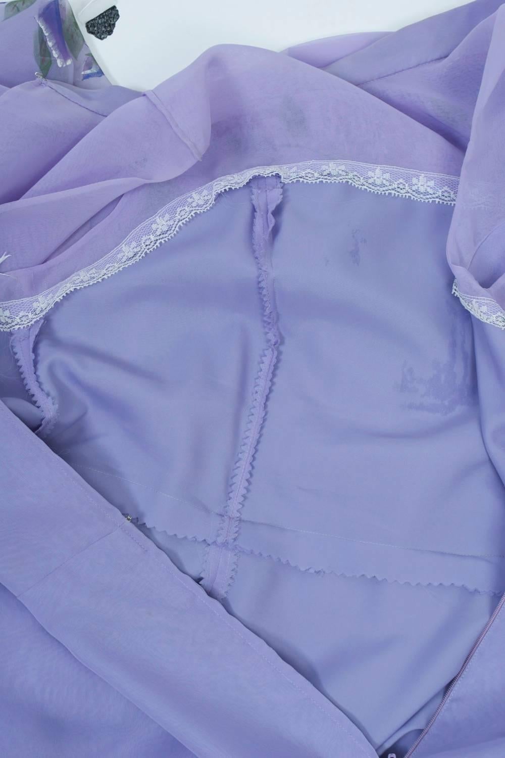 Lavender Caftan Gown 3