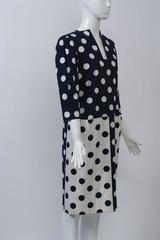 Pauline Trigére Polka Dot Dress
