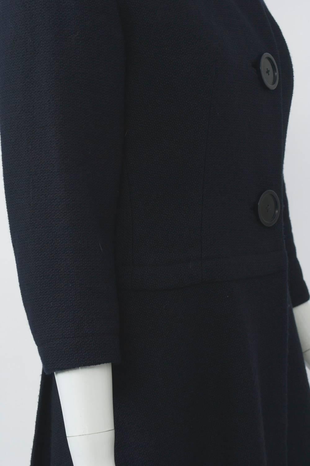 1960s Jacques Heim Coat In Good Condition For Sale In Alford, MA