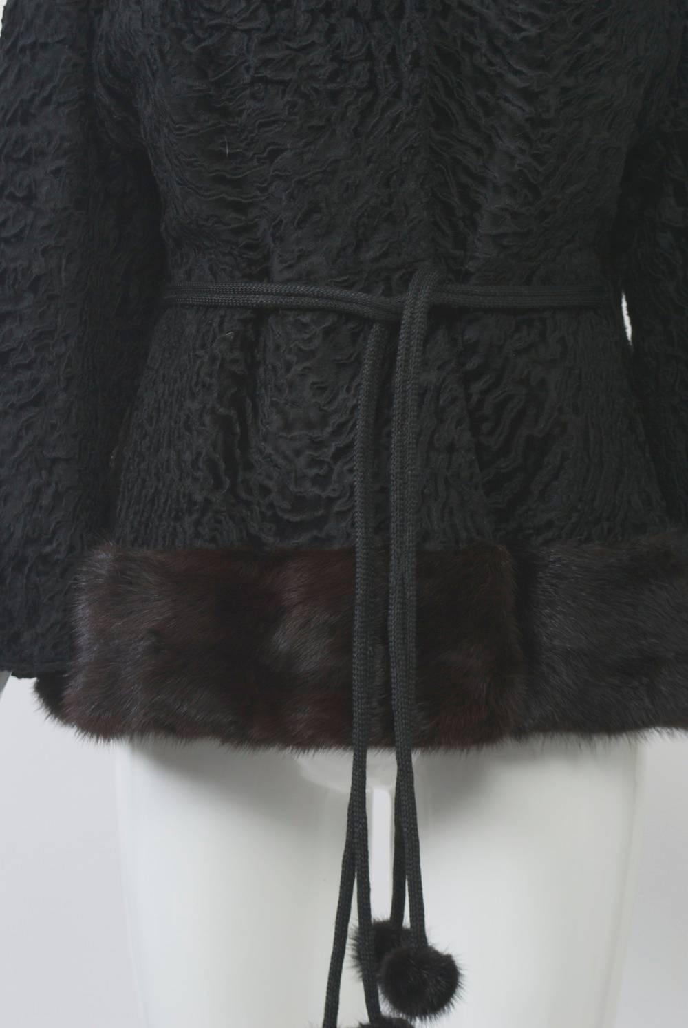 Broadtail Jacket with Mink 2