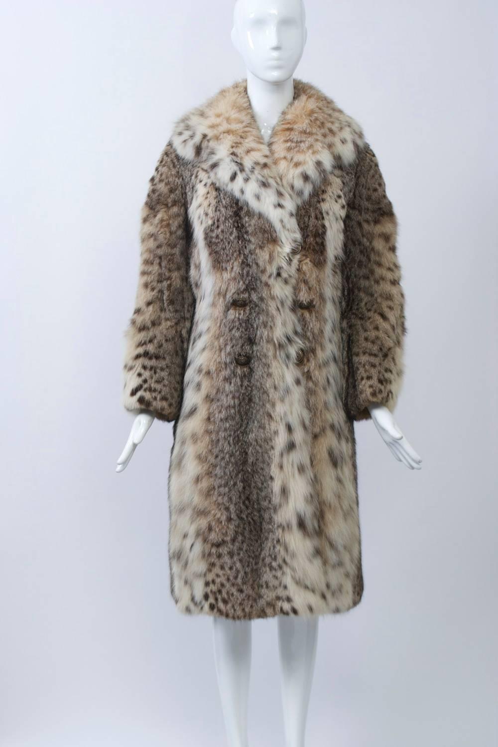 Gray Lynx Coat, c.1970