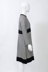 Black and White Ribbon Dress
