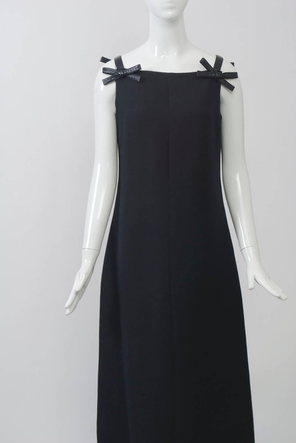 Women's Courrèges Long Black Dress