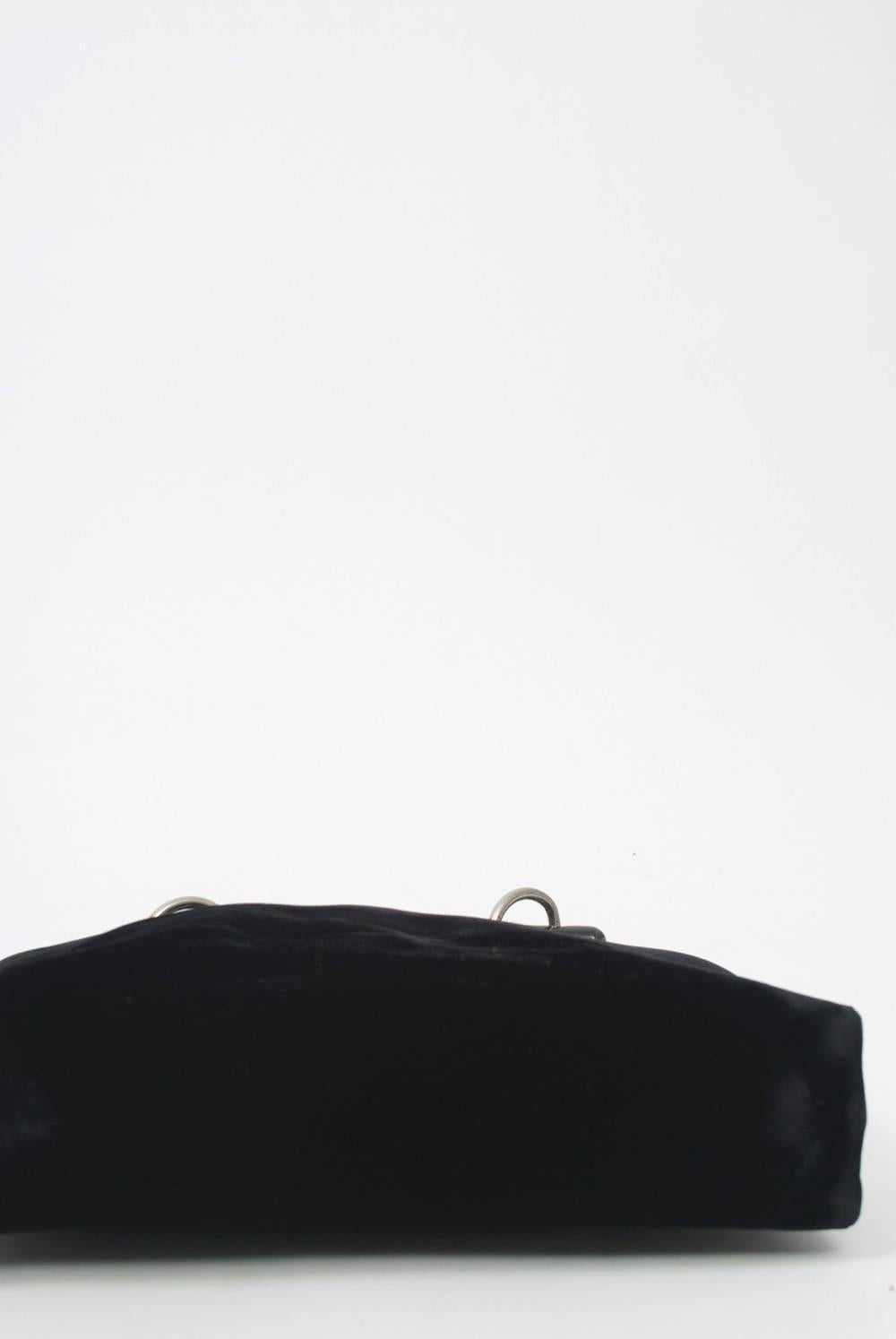 Women's Yves Saint Laurent Velvet Handbag
