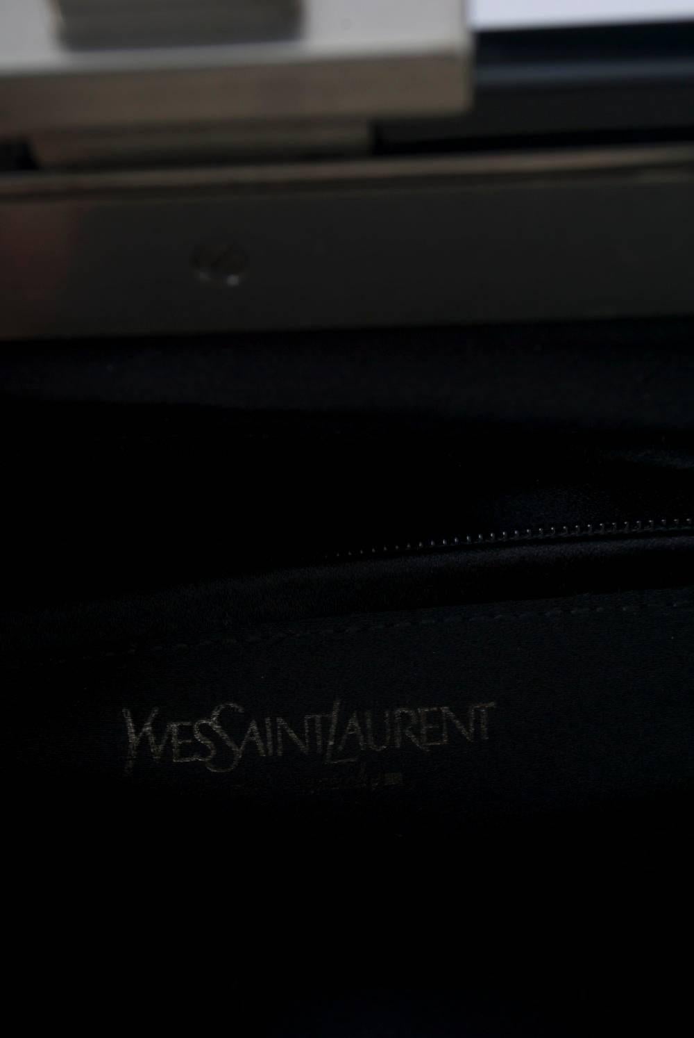 Yves Saint Laurent Velvet Handbag 1