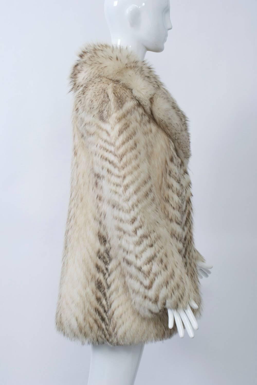 badger fur coat