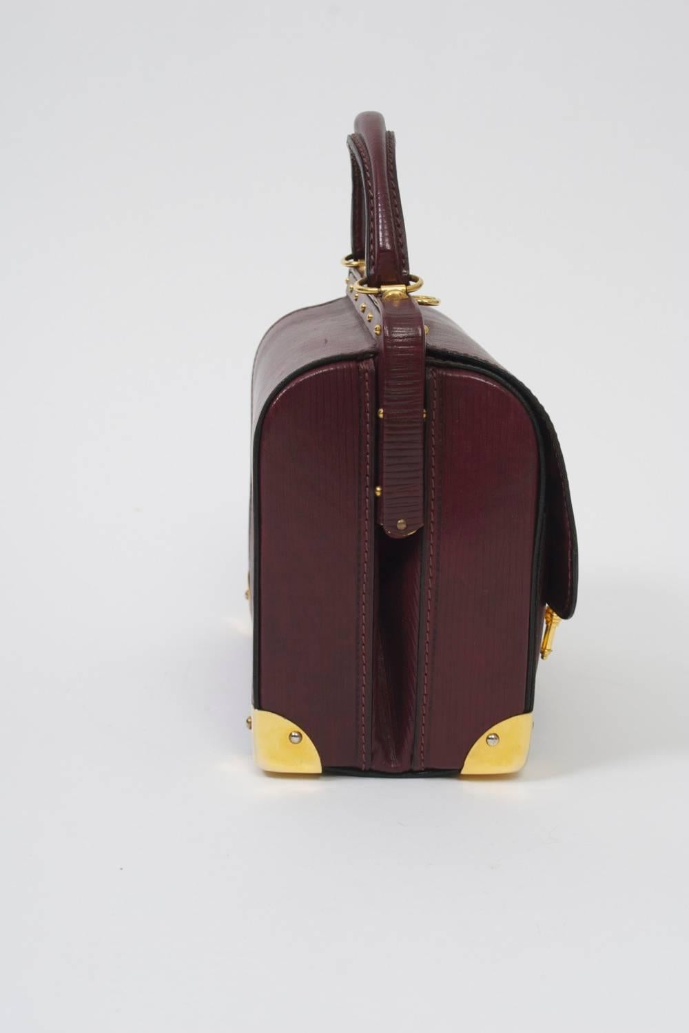 Black Roberta di Camerino Handbag with Gold Hardware