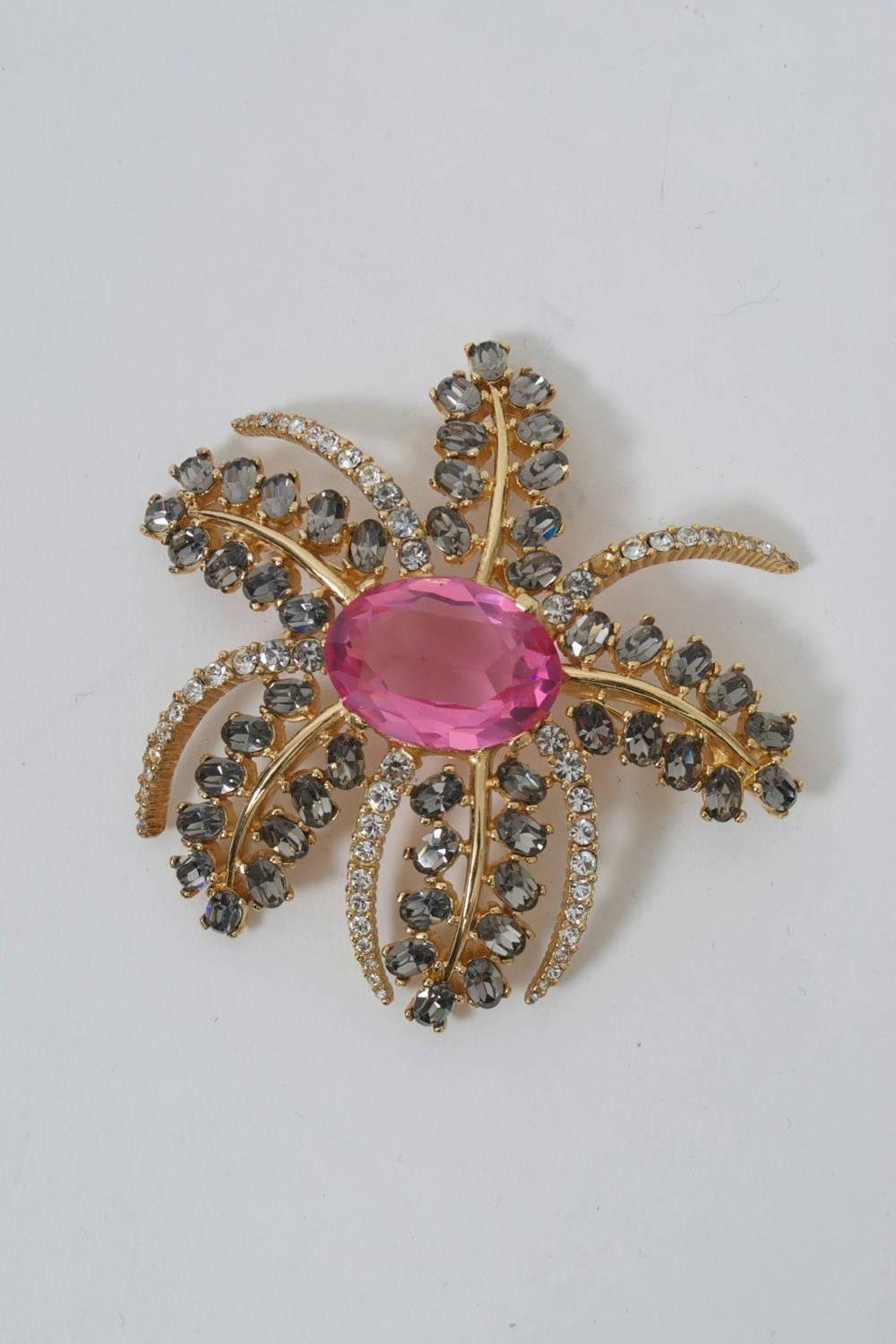 Ciner Crystal Brooch 1