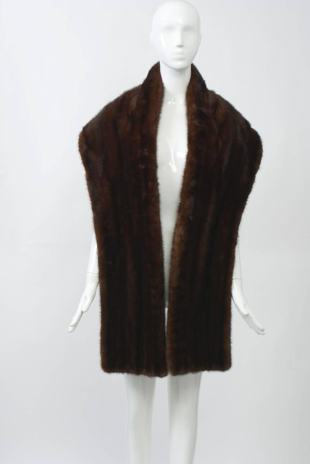 Long Mink Stole For Sale at 1stdibs